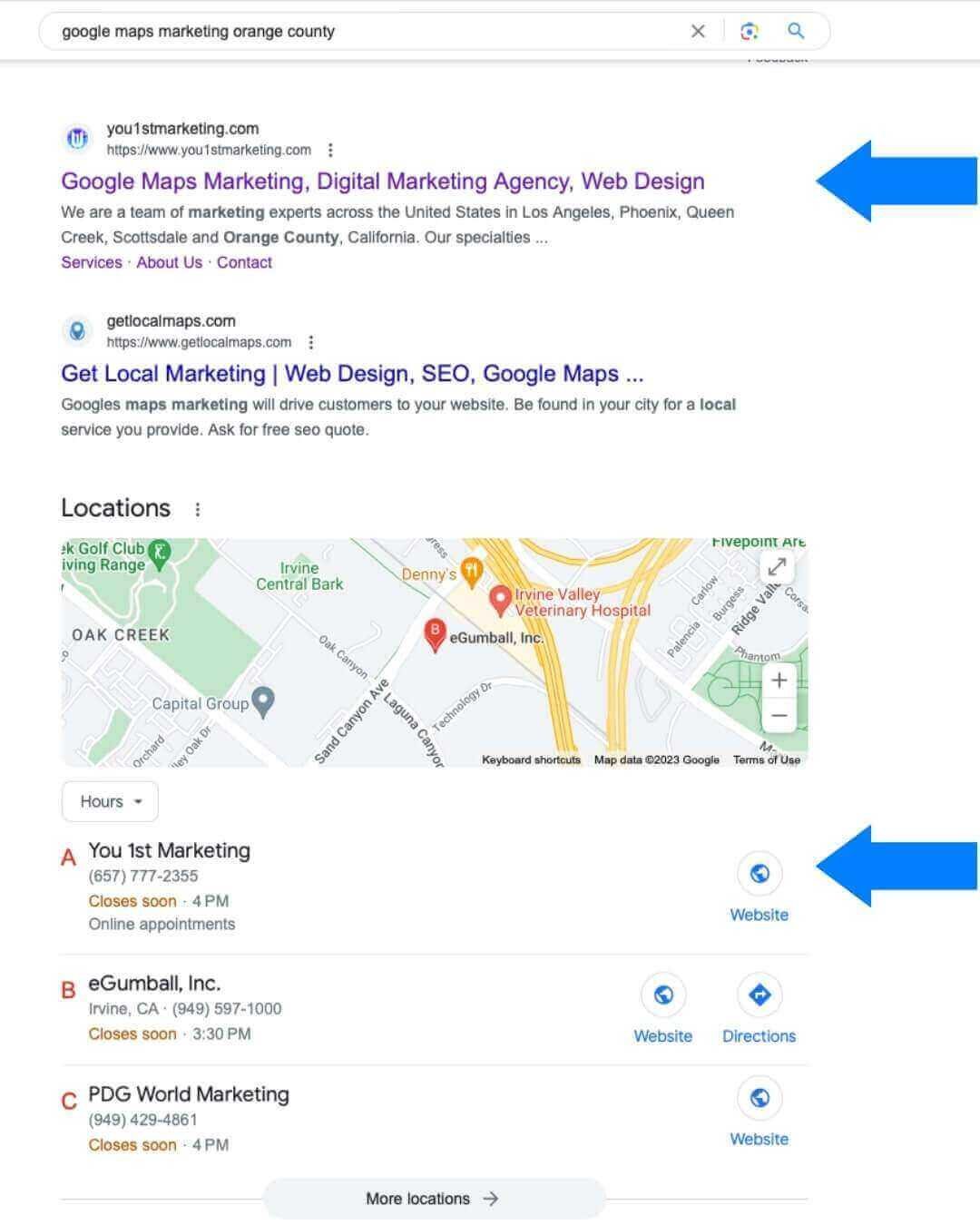 Google-Maps-Search-Results